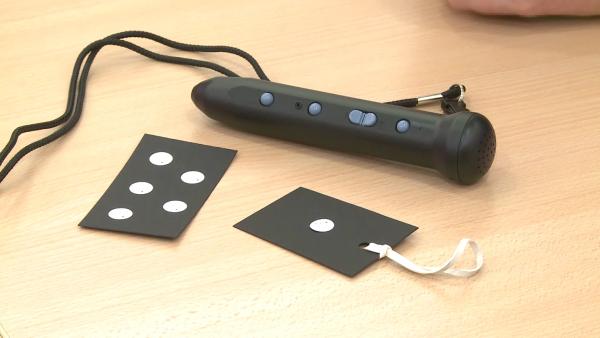 Elektronisches Kennzeichnungsgerät zur Aufsprache von Informationen auf Etiketten