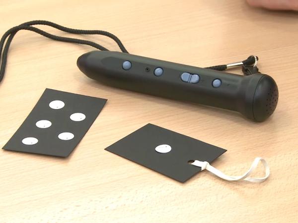 Elektronisches Kennzeichnungsgerät zur Aufsprache von Informationen auf Etiketten